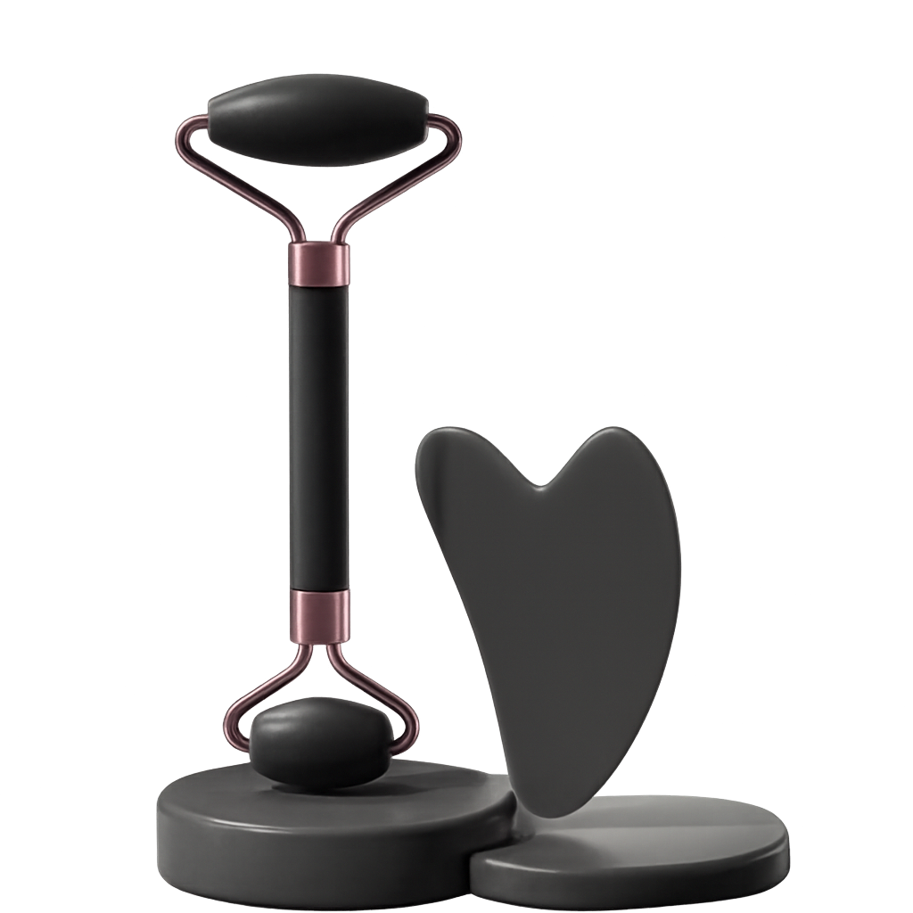 Jade Roller + Gua Sha Set