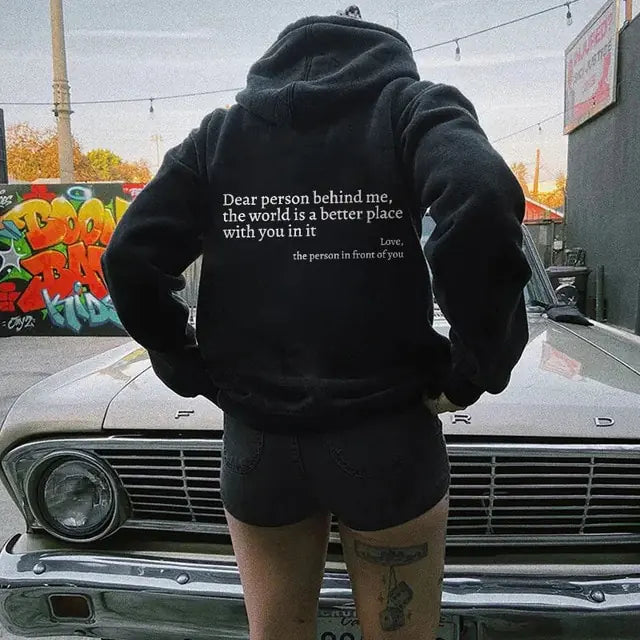 The Original 'Dear Person Behind Me' Hoodie