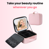 Makeup Travel Case with LED Mirror